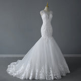 Fishtail Light Wedding Dress 2026 New Spring Sexy Tail Luxury Sen Thin Bride French Retro HZ0517