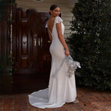 Sexy Dingy Light Wedding Dress 2026 New Small Dress Simple Go Out Yarn Fishtail Travel To Welcome HZ0517