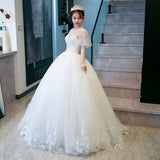 French Light Wedding Dress 2025 New Bridal Main Yarn Retro Temperament Dress Simple Atmosphere Thin Wedding Summer HZ0517