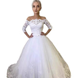 Main Wedding 2026 New Lace Master Wedding Dress Gauce Brides Dress HZ0517