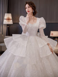 The Main Wedding Dress 2026 New Bride Big Tail Small Arm To Cover The Arm Of The Wedding Wedding Dress Physical Store Spring HZ0517