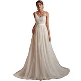 Wedding Dress 2026 New Back-To-Shoulder Mesh Wedding Dress Small Tail Sexy Light Yarn Beach White Yarn Thin Travel Shot HZ0517