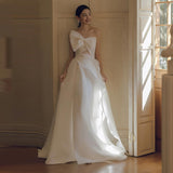 Small Light Wedding Dress Bride 2026 New Travel Photography Sen Series Super Fairy Dream Dress Bras Welcome To Go Out Yarn HZ0517