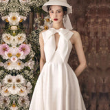 Dress Dress Women's New Autumn Famous French Evening Dress Can Usually Wear A Small White Dress Dress HZ0517