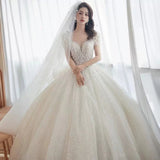 French At-Fugitive Princess Wedding Dress 2026 New Bride's Main Yarn Small Shen High-Quality Luxury Tail HZ0517