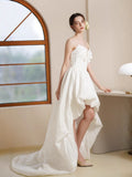 Dress Real Pat On The Chest Thin Princess Sweet Front Short Back Long Lawn Yarn Pat HZ0517