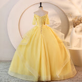 New Bridal Wedding Lace Mesh Tau Horn Ponn Dress Tied With High-End Wedding Dress HZ0517