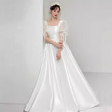 French-Style Linden Light Wedding Dress 2026 New Sweet Princess Style Simple Yarn Bride Engagement Welcome Dress Dress HZ0517