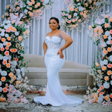 Bride's Main Wedding Dress 2026 New Out-And-Go Fish Tail Show Lean Heavy Industry High Waist Long Tail Performance HZ0517