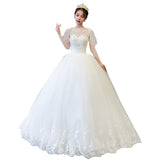 French Light Wedding Dress 2025 New Bridal Main Yarn Retro Temperament Dress Simple Atmosphere Thin Wedding Summer HZ0517