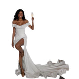 Sing Noodle Light Wedding Dress 2026 New Bridal High-End French-Style Wedding Welcome Door Sexy Dress HZ0517