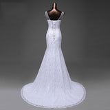 2026 New Wedding Dress Elegant Sexy Temperament Deep V Collar Body Waist Fish Tail Light Wedding Dress Dress Dress HZ0517