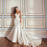 Sweet-Sweet Dingy Wedding Dress Side-Shoulder Mermaid Wedding Wedding Bridal Wedding Dress Host Wedding Little White Dress HZ0517