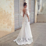 Street Wedding Dress 2026 New Fashion Sexy Lace V Collar Showback Dress Woman HZ0517