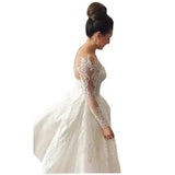 New Deep V Sexy Bride Wedding Dress Simple Atmosphere Thin Body Year 2026 Fashion Ocean HZ0517