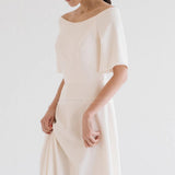 White Dress Registration Certificate Thin Bride To Take Pictures Of The Yarn Light Yarn Simple Travel Yarn HZ0517