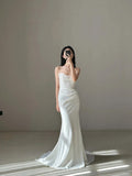 Wedding Welcome Yarn Bride Wedding Bra Light Wedding Dress Lint Fishtail Dress High Sense Of Out Yarn Thinness Of The Yarn HZ0517