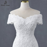 2026 New Sweetheart Boat Collar Style Mermaid Wedding Dress Bridal Wedding Dress Wedding Dress Sea Robe HZ0517