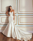 Sweet-Sweet Dingy Wedding Dress Side-Shoulder Mermaid Wedding Wedding Bridal Wedding Dress Host Wedding Little White Dress HZ0517