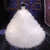 Wedding Dress 2026 New Breast-Wearing Sexy Hottie Large Size Bridal Wedding Dress Princess Ponbo Skirt HZ0517