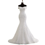 Elegant Shoulder Wedding Dress Wedding Dress Main Wedding Dress Mermaid White Wedding Dress New HZ0517