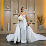 Heavy Industry Nail Perspective Fishtail Wedding Dress Big Drag Tailded Ding Noodles Main Wedding Dress 2026 Wedding Dress HZ0517