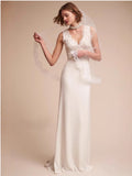 French Brao-Smear High-End Sensense White Fishtail Shoulder Lace Lace-Faced Light Wedding Dress Small Drag Tail Thin Simple New HZ0517