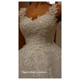 Wedding Dress New Italian Fine Shoulder Strap White Ivory Tulle Wedding Dress 2026 Hot Pearl Wedding Dress HZ0517
