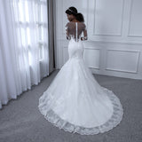 2026 Spring New Long Tailings Long Tail Travel To Shoot Thin Fairy Light Wedding Dress HZ0517