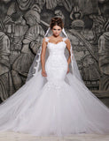 Fishtail Bridal Wedding Slings Sexy Slime Body 2026 Tug Party Ball Dress V-Neck HZ0517