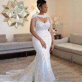 2026 New African New French Sexy Body Repair Kite Thin Bride Fishtail Tail Wedding Dress Spring HZ0517