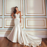 Sweet-Sweet Dingy Wedding Dress Side-Shoulder Mermaid Wedding Wedding Bridal Wedding Dress Host Wedding Little White Dress HZ0517