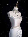 New 20256 Goddess Winding Noodle Tie With Bare Back High-Rise Fishtail Long Dress Light Extravagance Evening Dress HZ0517