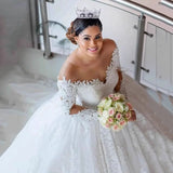 French Wedding Dress Bride 2026 New Word Shoulder Party Welcome Suit In The Fugitive Princess Go Out Yarn Big Tail Wedding Dress HZ0517