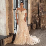 French Fish Tail Light Wedding Temperament Shoulder High-Grade Small Lace Dress White Travel Princess Go Out Yarn HZ0517