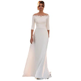 Large-Size Wedding Dress 200 Pounds Plus Fat Display Thin Bride To Take Pictures Of The Yarn Light Yarn Simple Travel Shot Out Of The Yarn Korean Version HZ0517