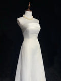 Sine-Faced Light Wedding Dress Girl 2026 New White Bra Simple And Light Engagement To Go Out Towel Yarn Tail HZ0517