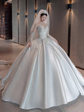 Sing Noodle Wedding Dress 2026 New Bridal Small Master Yarn French Retro Bra High-Grade White Yarn HZ0517