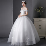 Light Wedding Bride 2025 New Sentair Dress Dream Super Fairy Temperament French Word Shoulder Summer Simple Atmosphere HZ0517