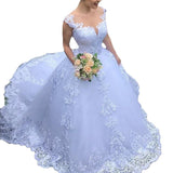 Wedding Dress 2026 New White Vintage Lace V-Necked Sexy Wedding Dress Large-Size Tail HZ0517