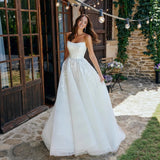 Brased Wedding Dress 2026 New Spring Tail White Sen Series Super Fairy Certificate Registration Evening Dress HZ0517