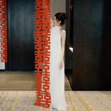 French Light Wedding Dress 2026 New Small Bride Hanging Neck Simple Mori Family Travel To Shoot The Yarn Female Senior Texture HZ0517