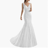 Wedding New Spring Explosion Sexy Dress Lace Dew Back Deep V Sleeveless Dress Dress HZ0517