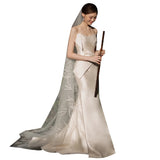 French Brao-Smeared Light Wedding Bride Simple Mori Retro-Screative Yarn Fishtail Welcome Small Dress Summer HZ0517