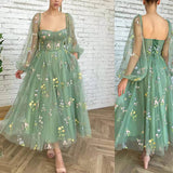 Breast-Wearing Women Green High-End Adult Birthday Host Sexy Family Bridesmaids HZ0517