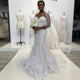 Lace Fishtail Wedding Dress 2026 New Braping Out Light Yarn Temperament To Shoot Outdoor Lawn Wedding Tail Dress HZ0517
