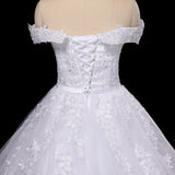 Main Wedding Dress 2026 New Bride High-Waist Long Sleeve Spring Simple Thin Small Simple Wedding Dress HZ0517