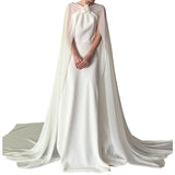 French Light Wedding Dress 2026 New Bride Simple Niche Wedding Morning Robes And Yarn White Tailing Dress HZ0517