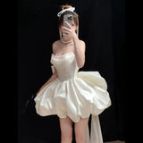 French Sweet Little Dress With Chest And Vertewn Short Pony Birthday Wedding Banquet Engagement Senior Sense Dress HZ0517