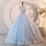 High-End Ice Blue Bridal Wedding Dress 2026 New Thin White Plain Plain Yarn Dress Female HZ0517